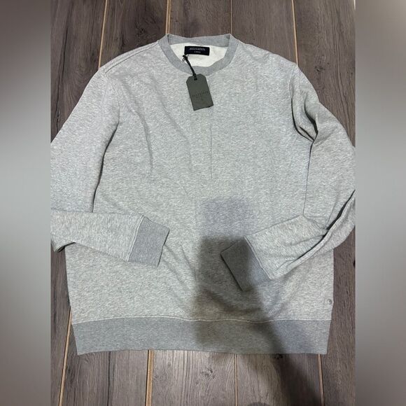 All Saints Other - AllSaints Turnes Crew Sweatshirt, Grey Marl